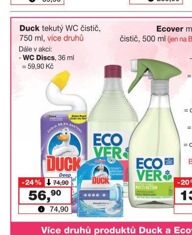 Duck tekutý WC čistič