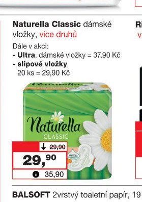 Naturella Classic dámské vložky