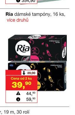 Ria dámské tampóny