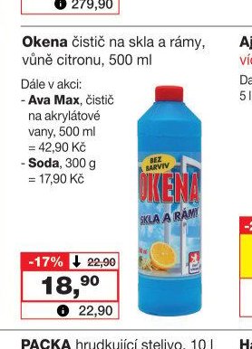 Okena čistič na skla a rámy