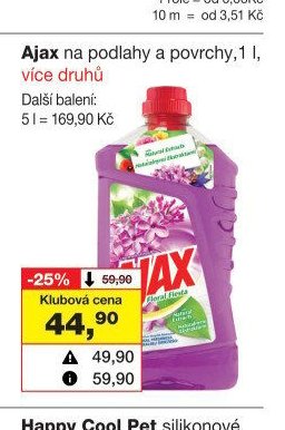 Ajax na podlahy a povrchy