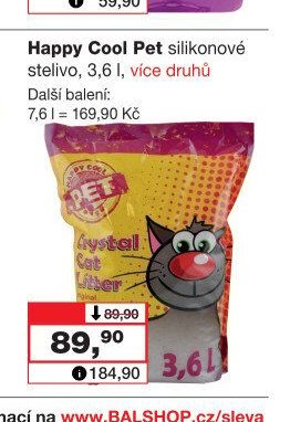 Happy Cool Pet silikonové stelivo