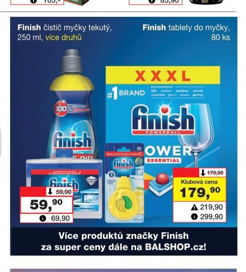 Finish čistič myčky tekutý