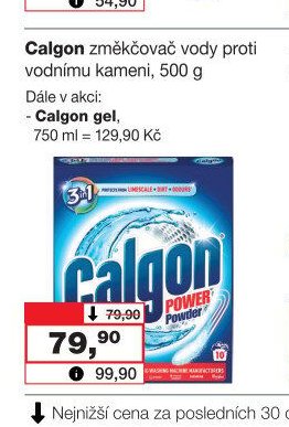 Calgon změkčovač vody