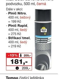 Max Color barva na ochranu podvozku, 500 ml, černá