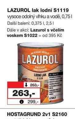 LAZUROL lak lodní S1119