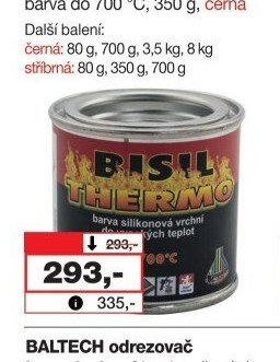 Bisil Thermo silikonová vrchní barva