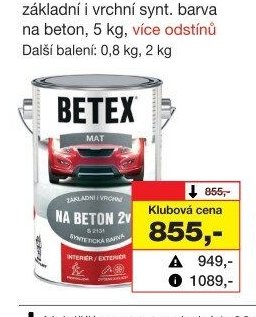 BETEX 2v1 na beton