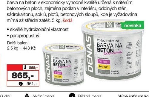DENAS na beton EKONOMIK