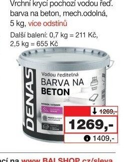 DENAS na beton