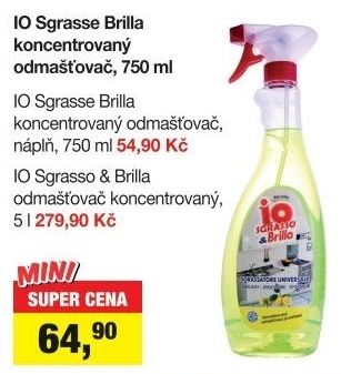 Čistič a odmašťovač IO Sgrasso &amp
