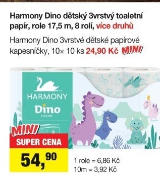 Kapesníčky papírové dětské Kids Harmony