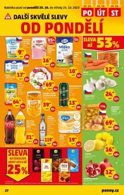 akční leták Penny Market 19.10.2023-25.10.2023