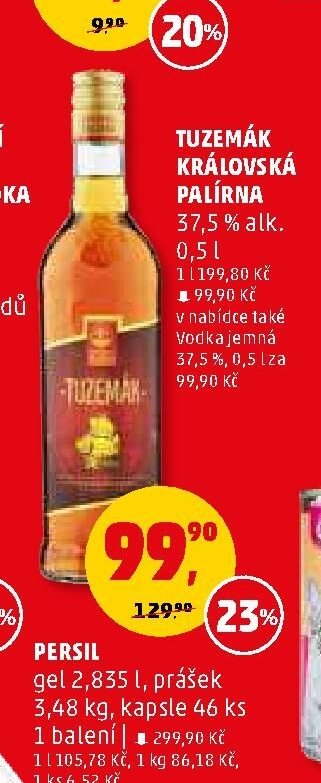 TUZEMÁK KRÁLOVSKÁ PALÍRNA