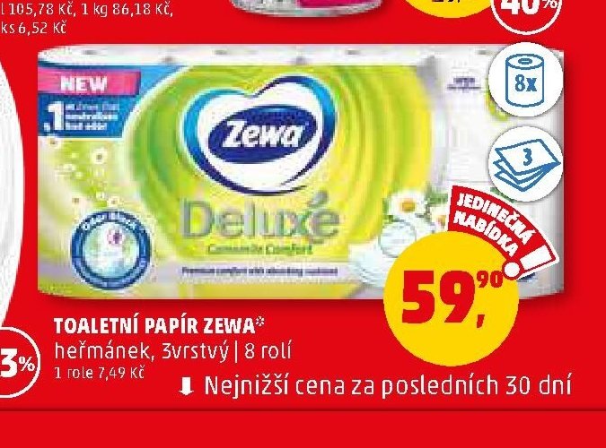 TOALETNÍ PAPÍR ZEWA