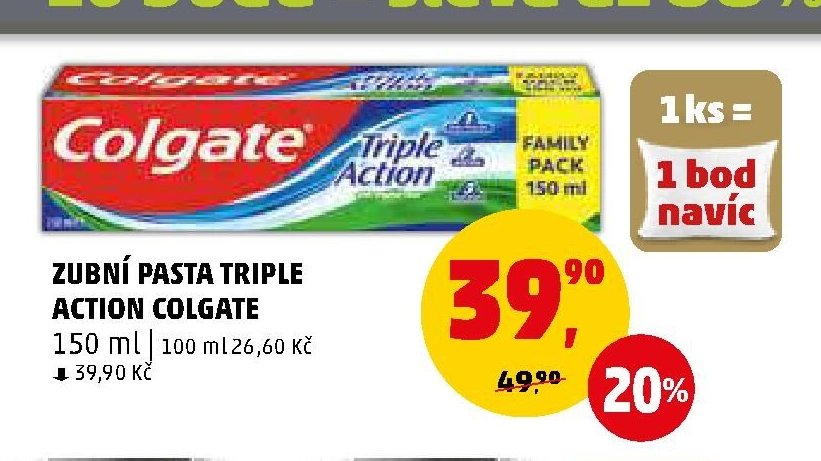 Zubní pasta Triple Action Colgate