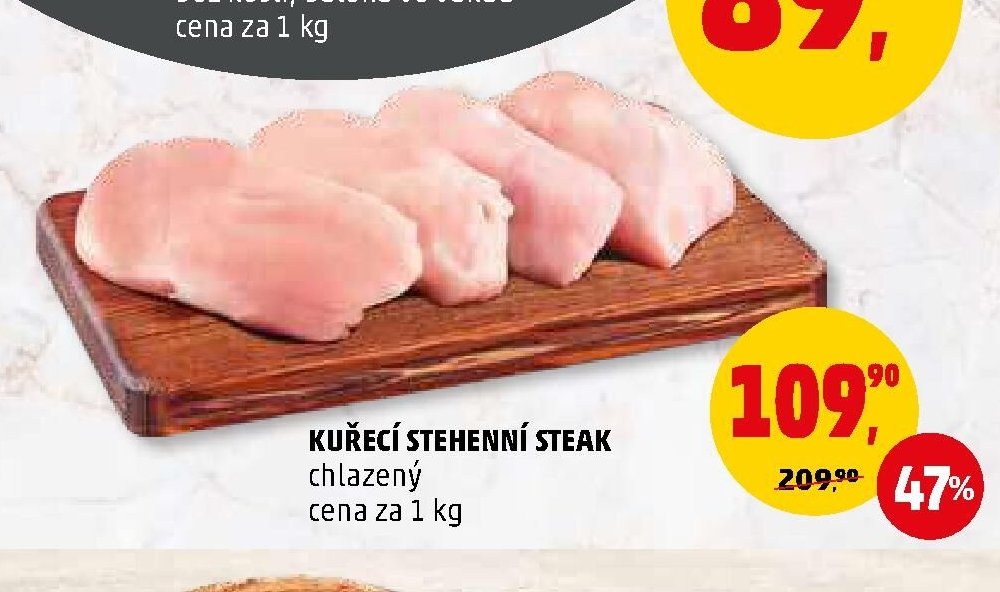 Kuřecí stehenní steak