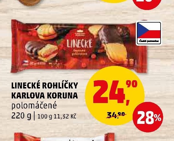 Linecké rohlíčky Karlova Koruna
