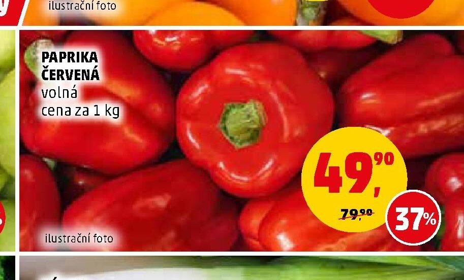 PAPRIKA ČERVENÁ volná cena za 1 kg