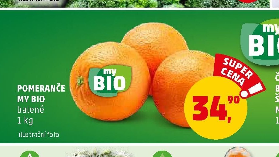 POMERANČE MY BIO balené 1 kg