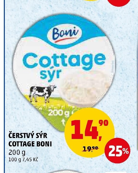 ČERSTVÝ SÝR COTTAGE BONI