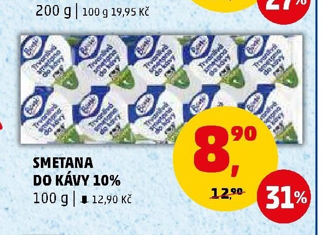 SMETANA DO KÁVY 10% BONI