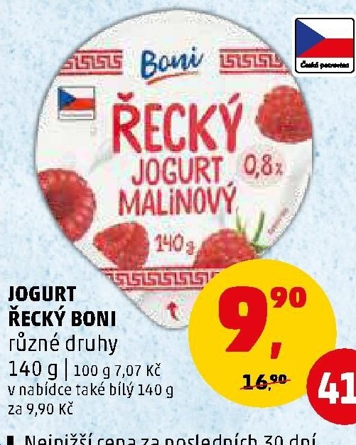 JOGURT ŘECKÝ BONI
