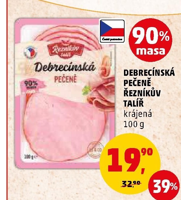 DEBRECÍNSKÁ PEČENĚ ŘEZNÍKŮV TALÍŘ