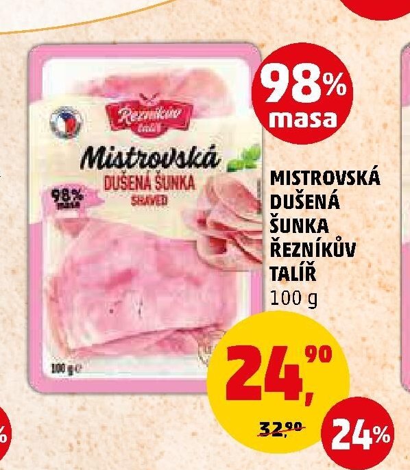 MISTROVSKÁ DUŠENÁ ŠUNKA ŘEZNÍKŮV TALÍŘ