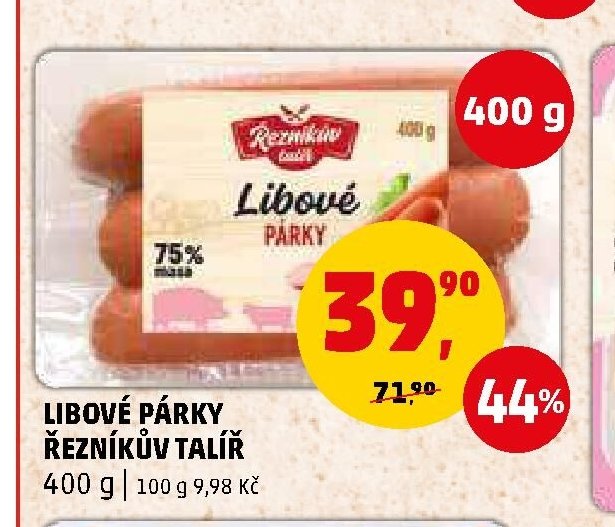 LIBOVÉ PÁRKY ŘEZNÍKŮV TALÍŘ