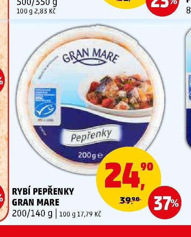 Rybí pepřenky Gran Mare 200/140 g