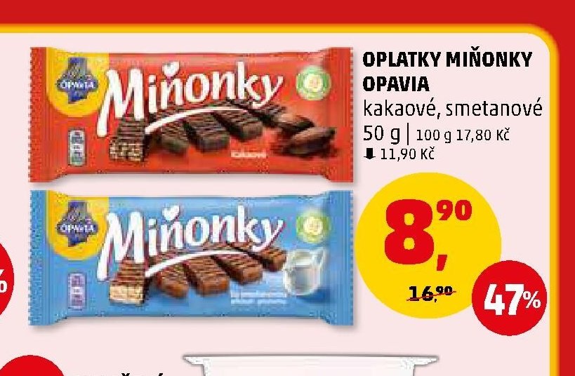 OPLATKY MIŇONKY OPAVIA