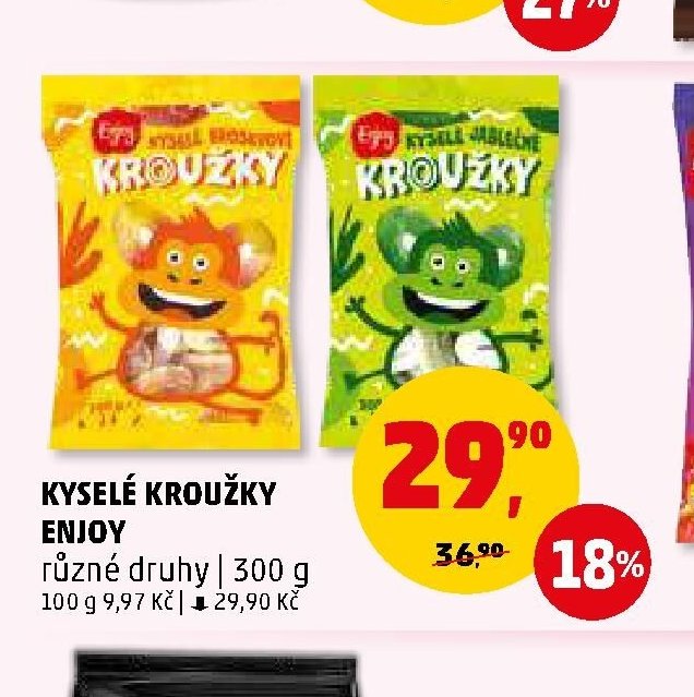 Kyselé kroužky Enjoy
