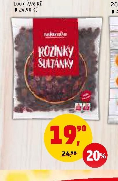 ROZINKY SULTÁNKY NATURALIA