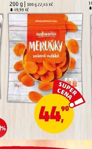 MERUŇKY SUŠENÉ NATURALIA