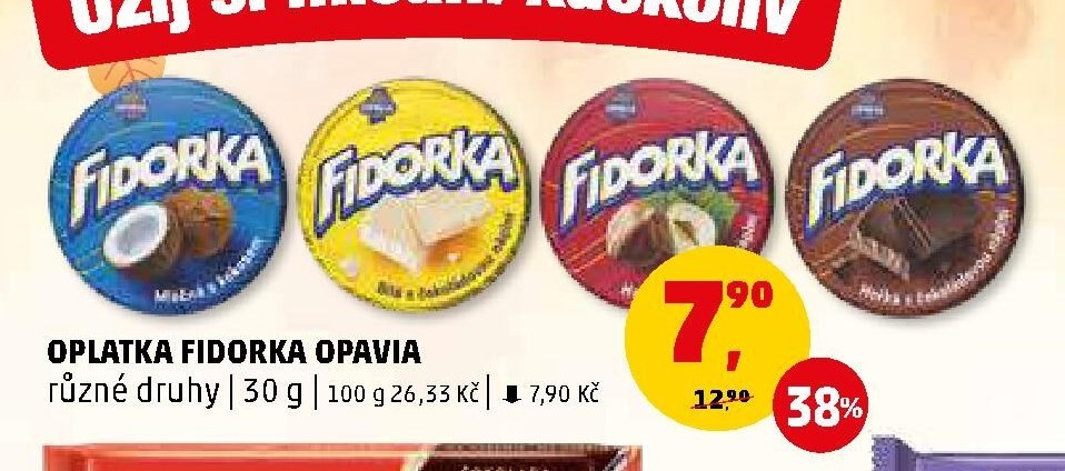 OPLATKA FIDORKA OPAVIA