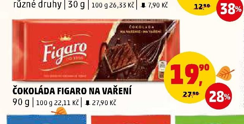 ČOKOLÁDA FIGARO NA VAŘENÍ