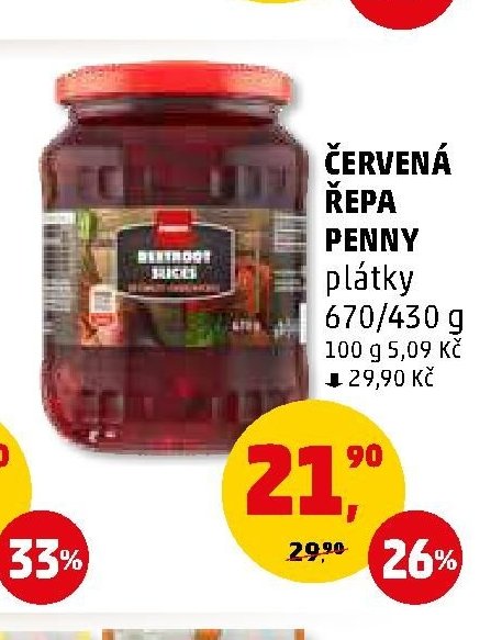 Červená řepa Penny