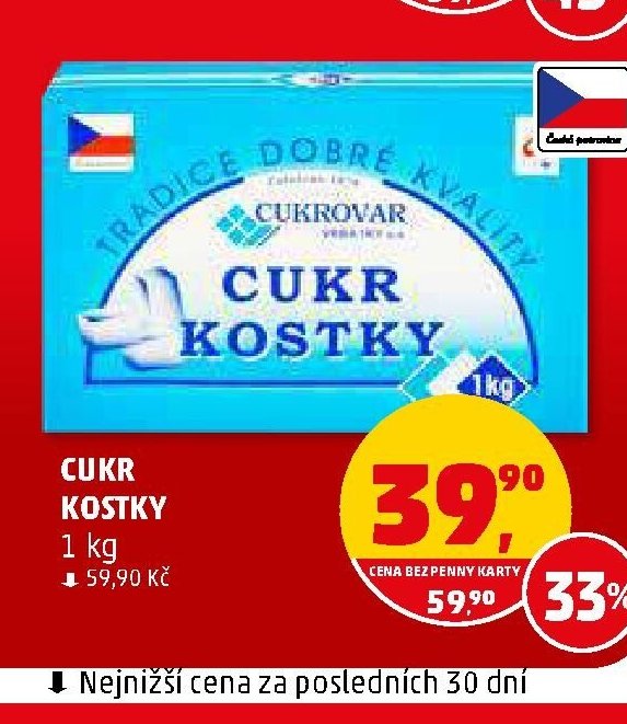 Cukr kostky