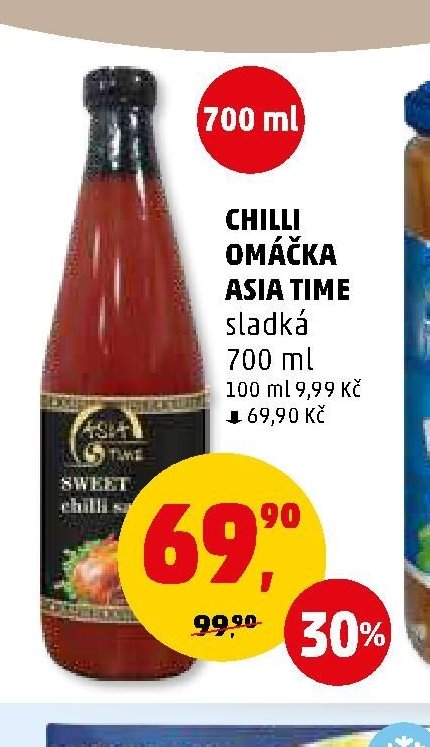 CHILLI OMÁČKA ASIA TIME sladká 700 ml