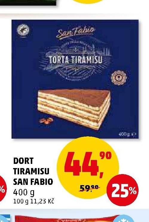 DORT TIRAMISU SAN FABIO 400 g