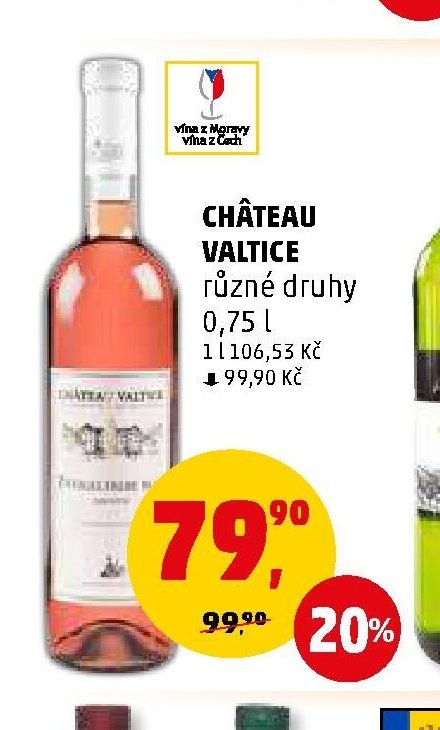 CHÂTEAU VALTICE různé druhy