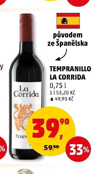 TEMPRANILLO LA CORRIDA