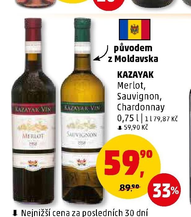 KAZAYAK Merlot, Sauvignon, Chardonnay
