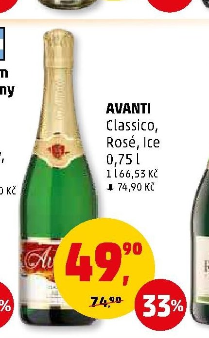 AVANTI Classico, Rosé, Ice
