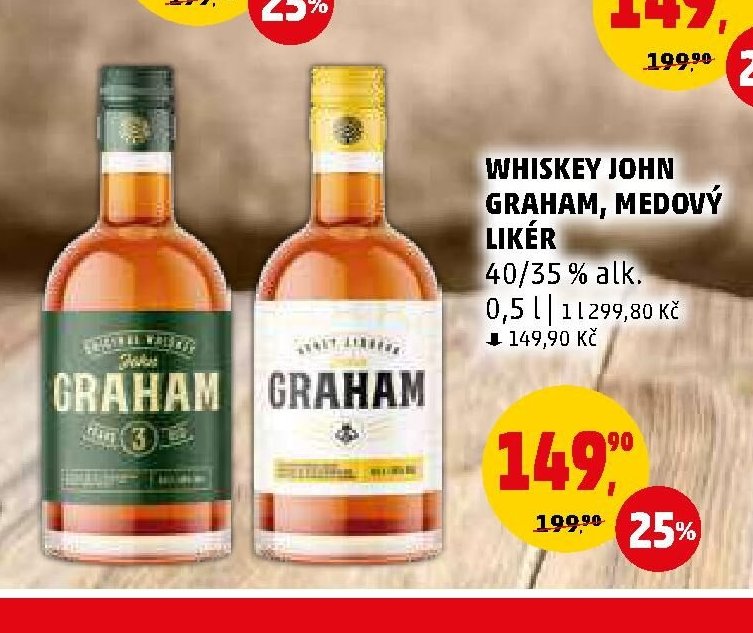 WHISKEY JOHN GRAHAM, MEDOVÝ LIKÉR