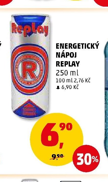 Energetický nápoj Replay 250 ml
