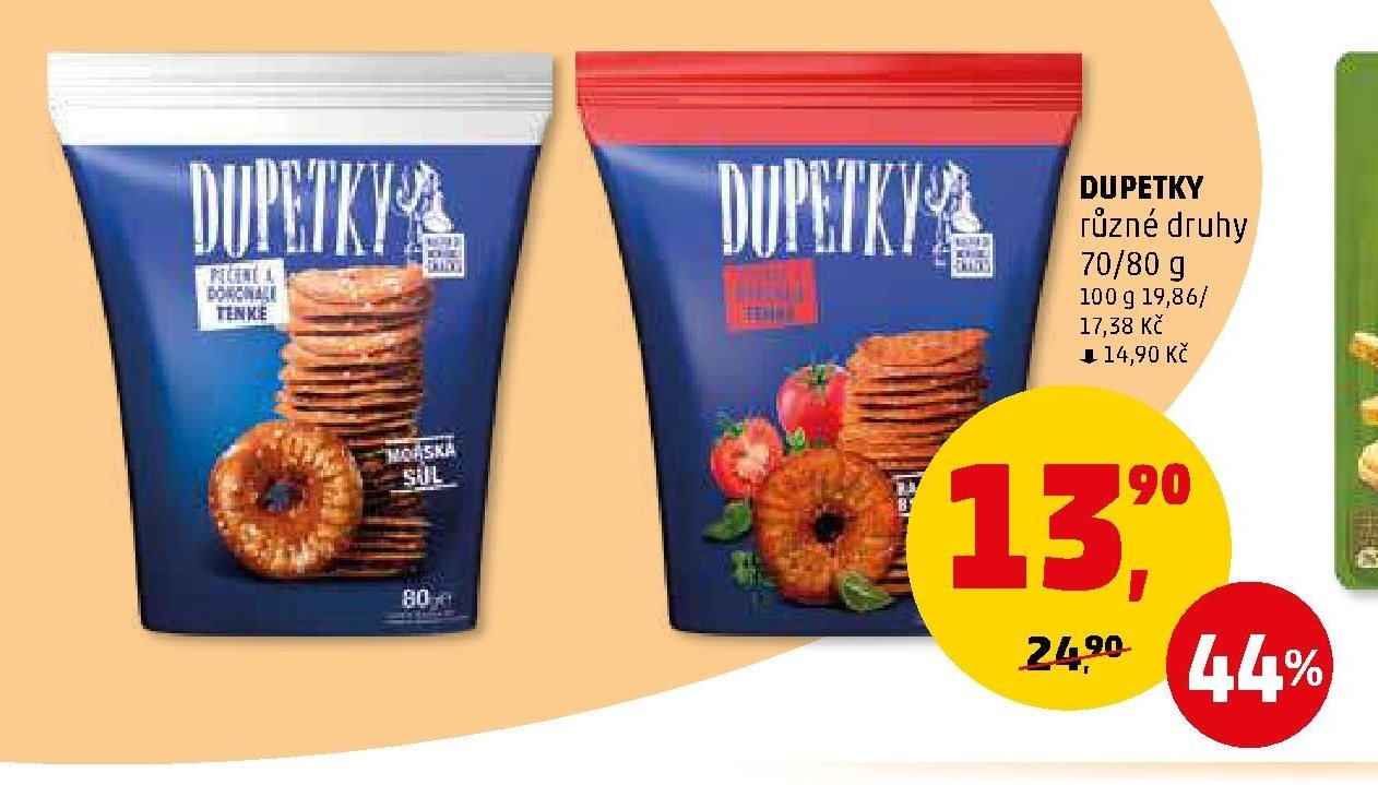 DUPETKY různé druhy