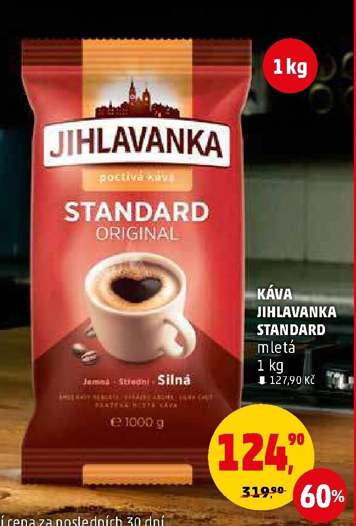 Káva Jihlavanka Standard mletá