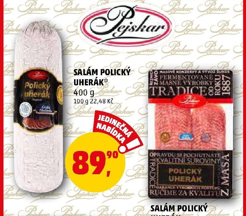 SALÁM POLICKÝ UHERÁK 400 g